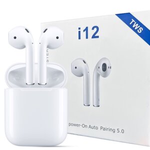Fones De Ouvido I12 Tws Bluetooth Sem Fio Recarregável