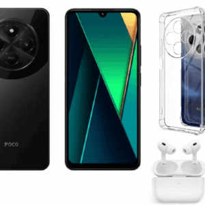 Celular Xiaomi Poco C75 256gb 8gb Ram Com 2 Cases E Fone