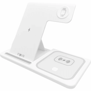 Carregador Indução Magnético 3 Em 1 Branco Inova