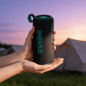 Caixa De Som Bluetooth Imenso 20w Ims-x02 Preto Rgb Original