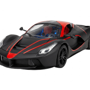 Carro Controle Remoto Sport Preto Fosco Recarregavel 1:12